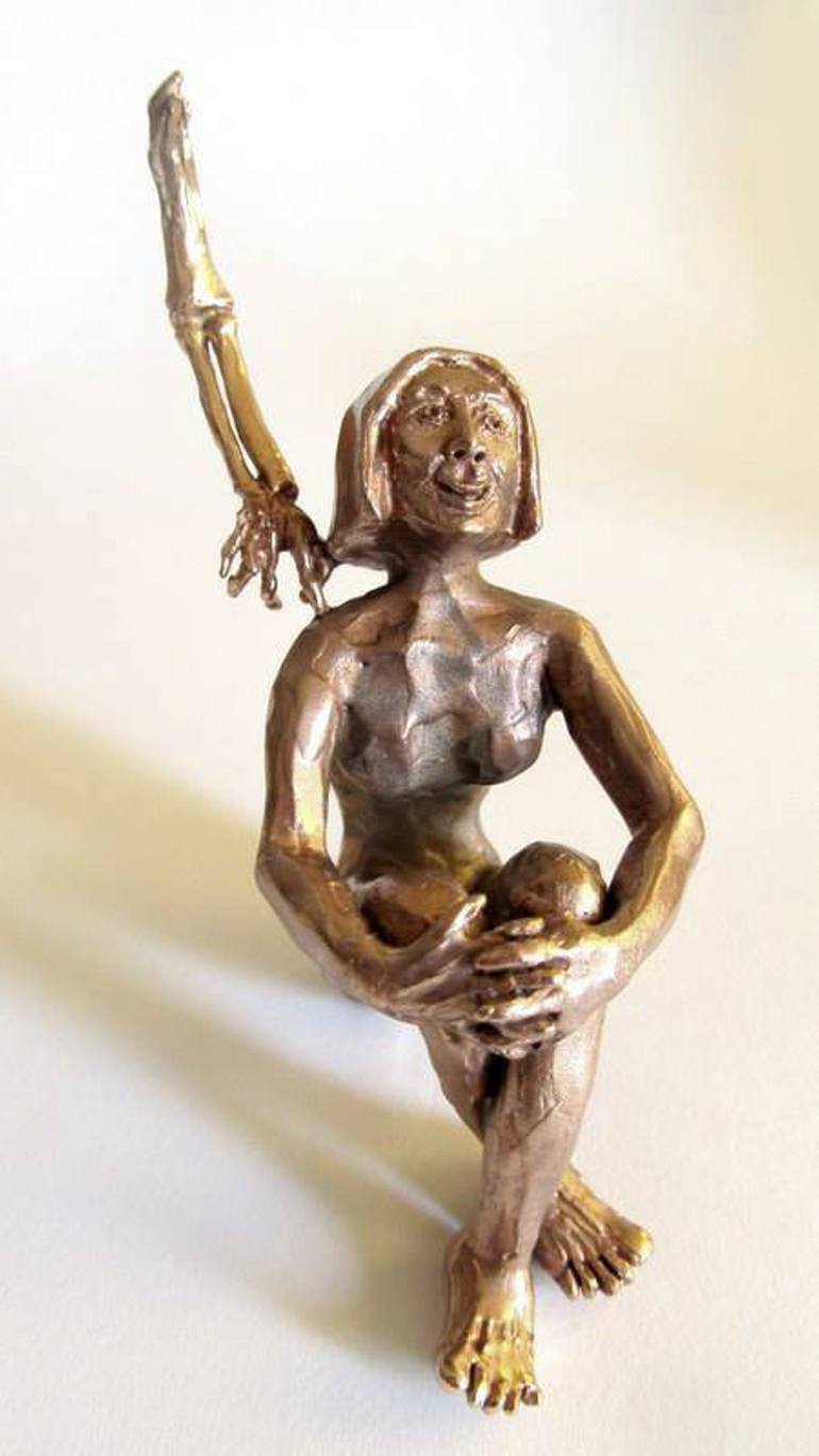 Original Art Deco Health & Beauty Sculpture by Melanie Rundel-Milzner