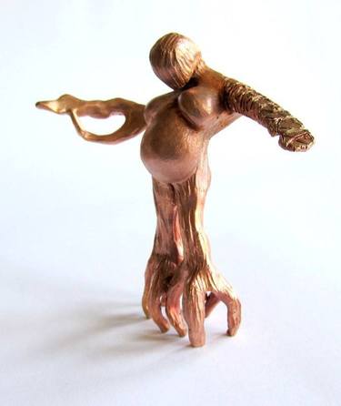 Original Abstract Expressionism Classical Mythology Sculpture by Melanie Rundel-Milzner