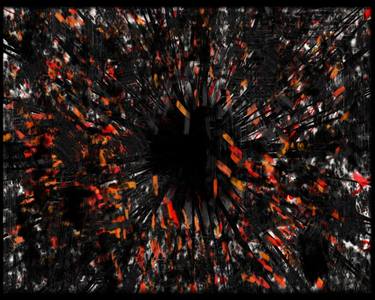 Original Abstract Expressionism Abstract Digital by Quantum Void Studios Qvs