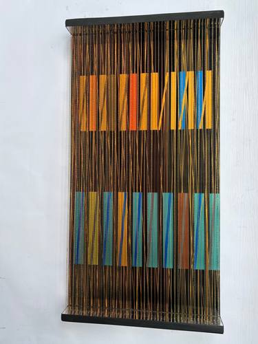 Original Art Nouveau Geometric Mixed Media by Antonio De La Rosa Rodriguez