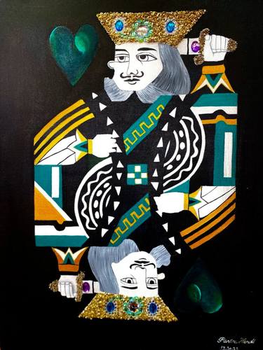 Original Abstract Classical Mythology Paintings by Pantea Hendi