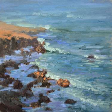 Original Impressionism Seascape Paintings by Timon Sloane