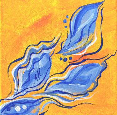 Print of Abstract Floral Paintings by Anastasia Kokler