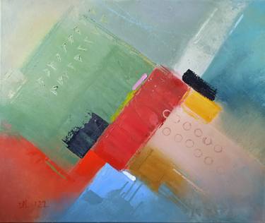 Original Abstract Painting by Julija Levuskane