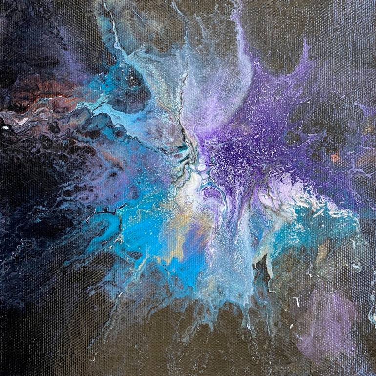 Chaos #005- Abstract Acrylic Painting Painting by Krist