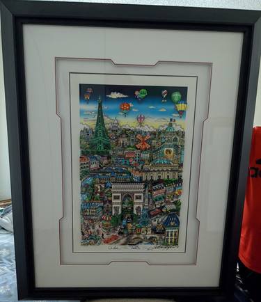 Original Contemporary Cities Mixed Media by David Wallace