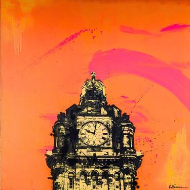 Original Street Art Architecture Paintings by Rob Stevenson