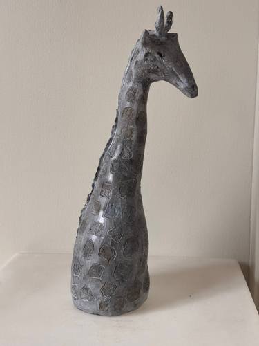 Original Abstract Animal Sculpture by Edith-Marie Meynard