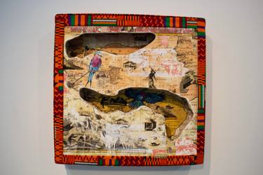 Original Contemporary Time Mixed Media by Kader Amkpa