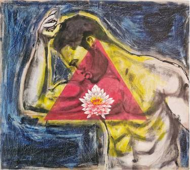 Original Contemporary Men Mixed Media by Adrian Grove