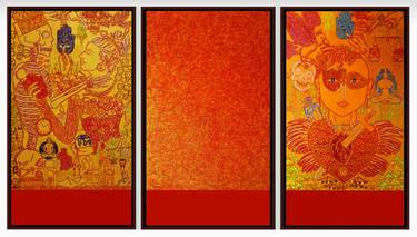 Original Conceptual Love Paintings by Aditya Singh Thakur