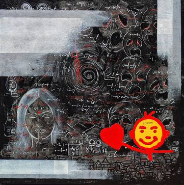 Original Abstract Love Painting by Aditya Singh Thakur