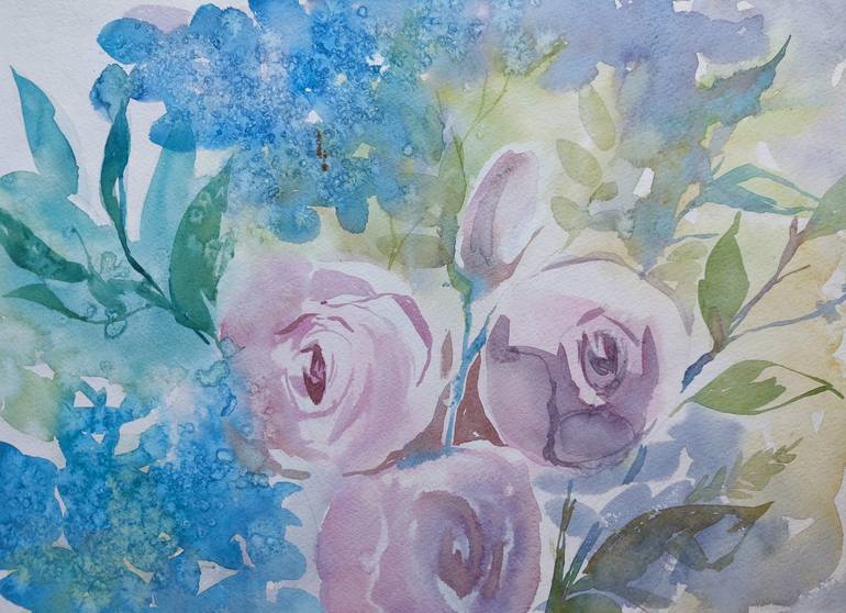 Print of Contemporary Botanic Paintings by Irina Chernitsky