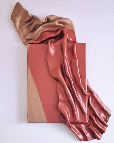 Original Algorithmic Abstract Mixed Media by Nadia Vitlin