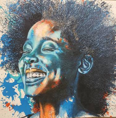 Original Abstract Expressionism Health & Beauty Paintings by Tewasi Jonah