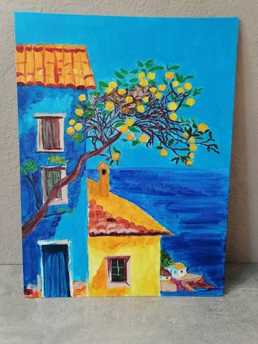 Original Abstract Expressionism Architecture Paintings by Ольга Иванова