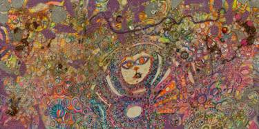 Original Abstract Expressionism Humor Mixed Media by Daniel Schwartz