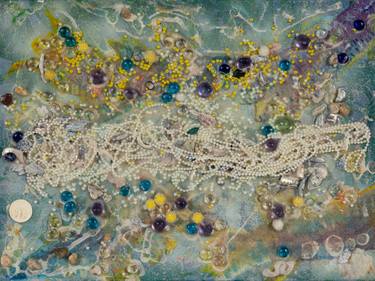 Original Abstract Expressionism Fantasy Mixed Media by Daniel Schwartz