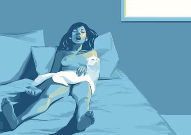 Original Illustration Nude Digital by Jungwoo Lee