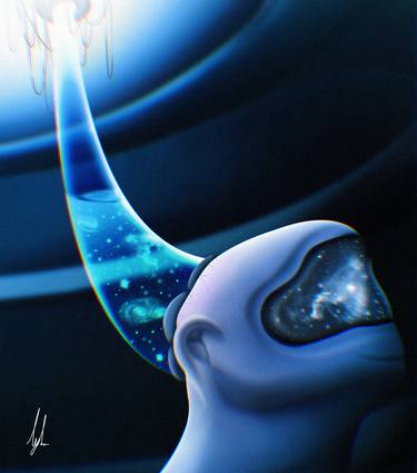 Original Digital Art Outer Space Digital by Wihan Jordan
