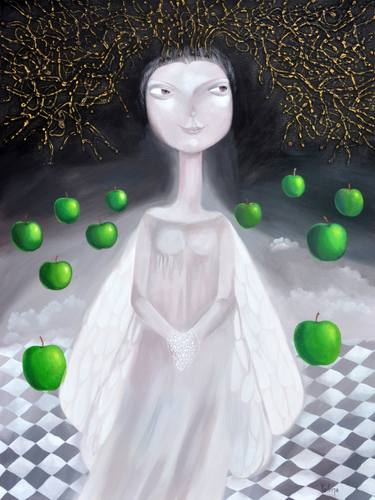 Original Surrealism Women Paintings by Yelena Revis