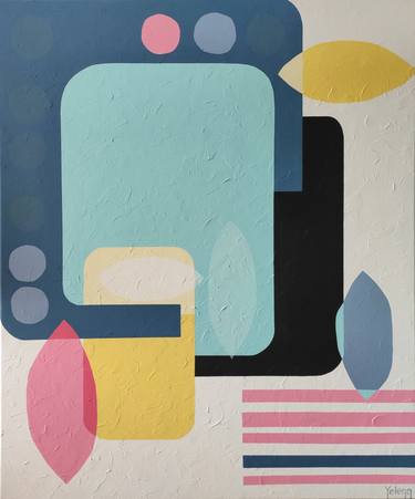 Original Abstract Expressionism Abstract Paintings by Yelena Revis