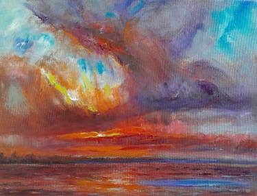 Original Classicism Landscape Paintings by Benko Laszlo
