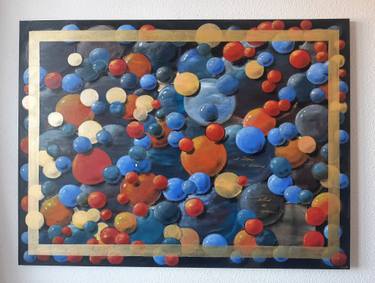 Original Abstract Outer Space Paintings by Jo La