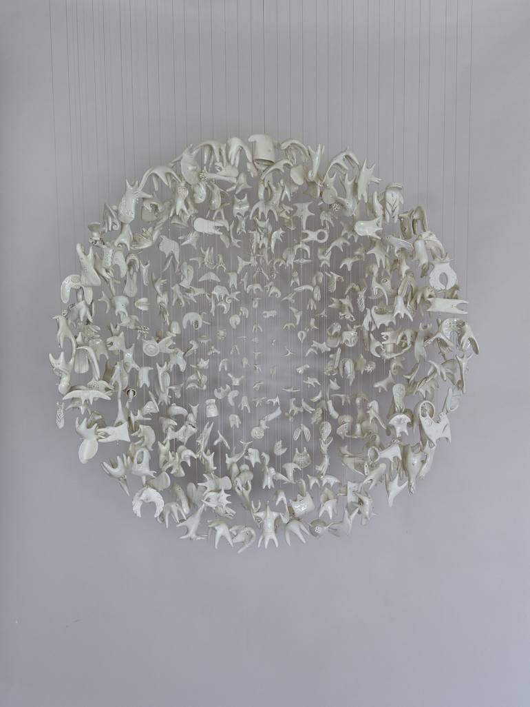Original Contemporary Geometric Installation by Grace Eun Mi Lee