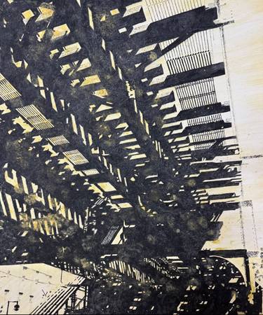 Original Contemporary Cities Painting by Sangwon Chun