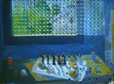 Original Fine Art Abstract Painting by Walter King