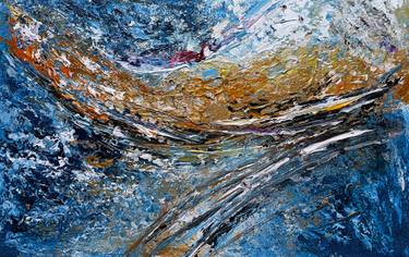 Original Abstract Painting by Sukhi Art