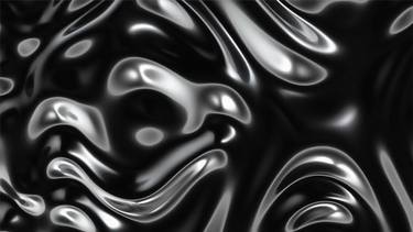Original Black & White Abstract Digital by Marek-Lars Kruusen