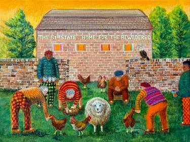 Original Contemporary Politics Painting by Caryn Nuttall