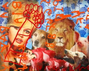 Original Figurative Celebrity Mixed Media by Alvarenga Marques