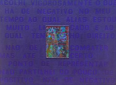 Original Conceptual People Mixed Media by Alvarenga Marques