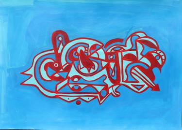 Original Abstract Expressionism Abstract Painting by Claudio Arezzo Di Trifiletti