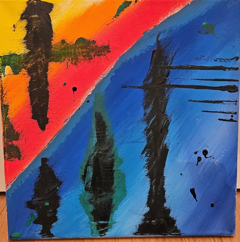 Crossing Dimensions Painting by Rae Ann | Saatchi Art