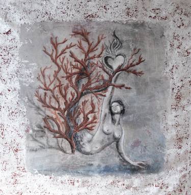 Original Classicism Classical Mythology Mixed Media by Aerma Polani