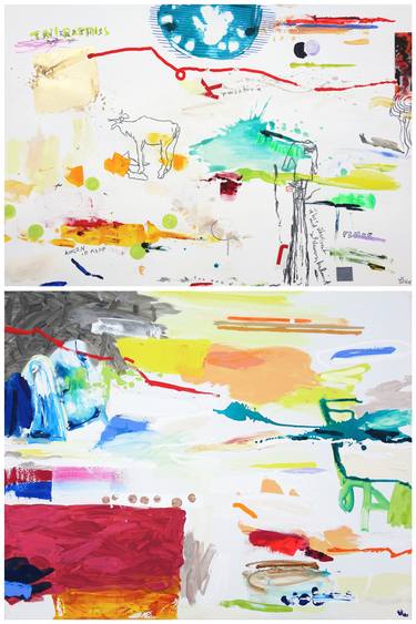 Original Expressionism Culture Paintings by Wolfgang In Der Wiesche