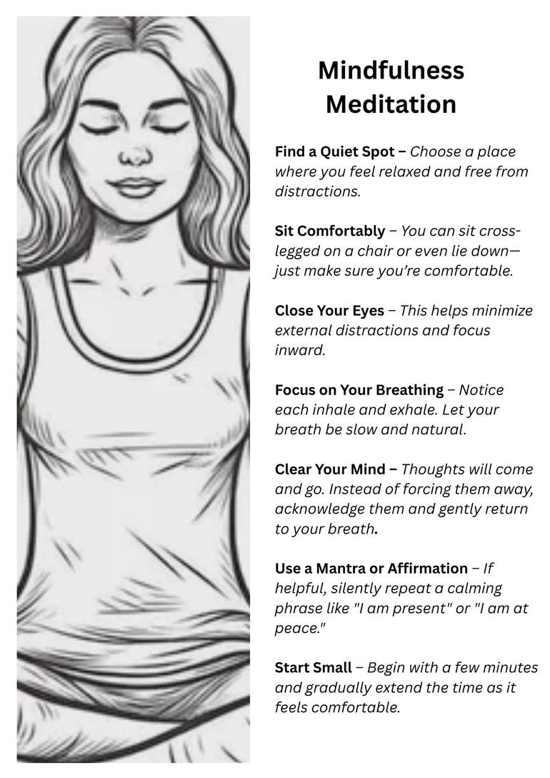 Mindfulness Meditation Drawing by Kristina Alavanja | Saatchi Art