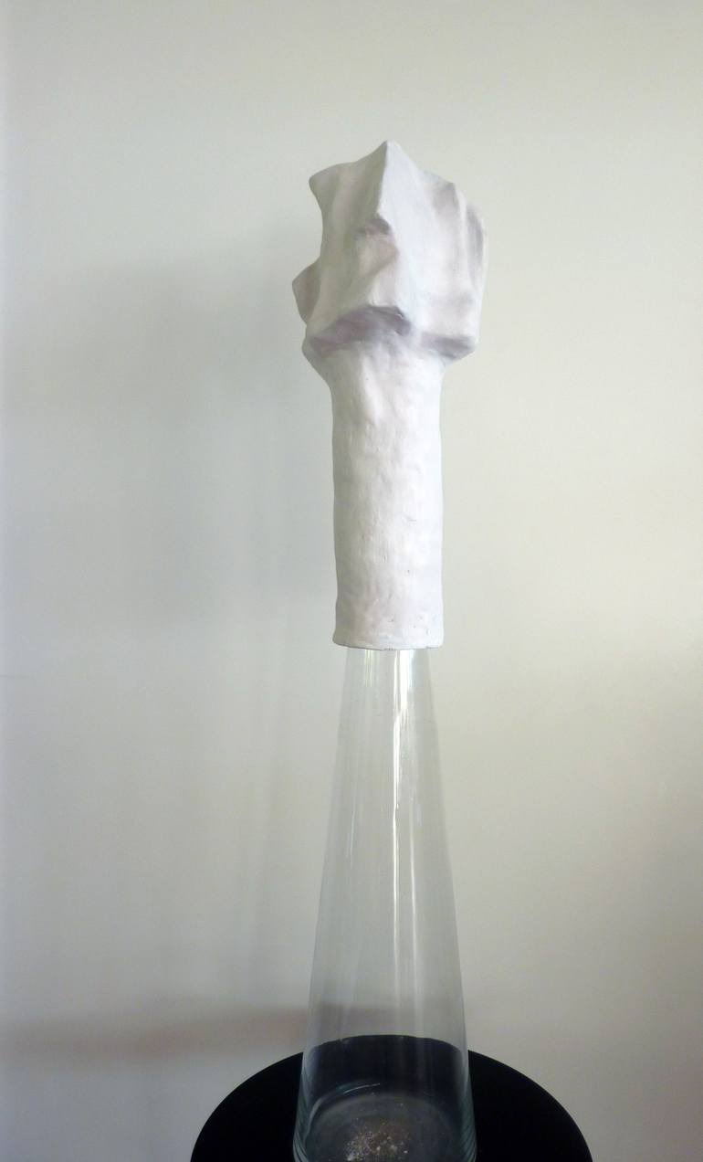 Original Abstract Expressionism Women Sculpture by Valente Luigi Giorgio Cancogni