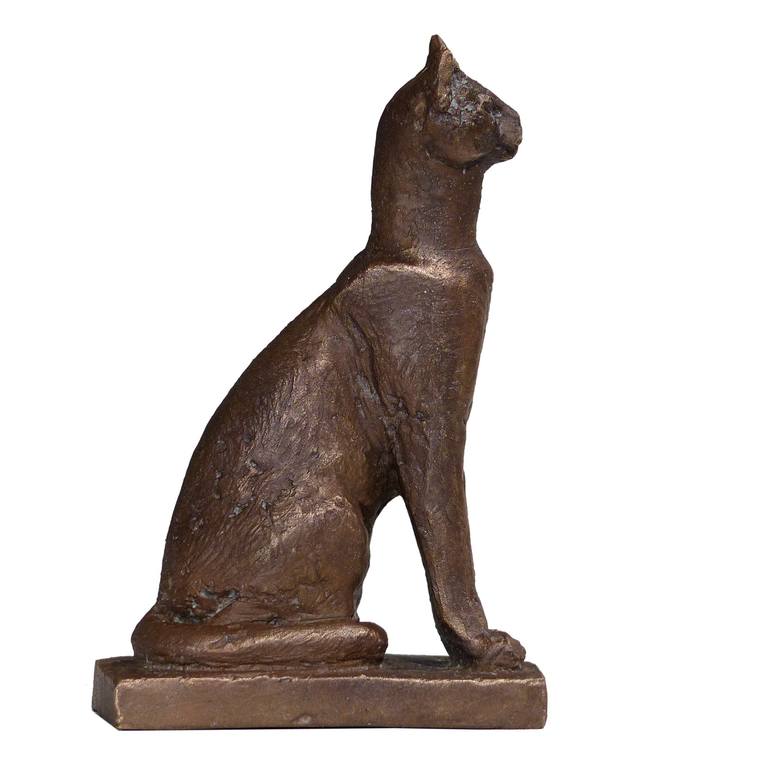 Original Figurative Cats Sculpture by Angelika Kienberger