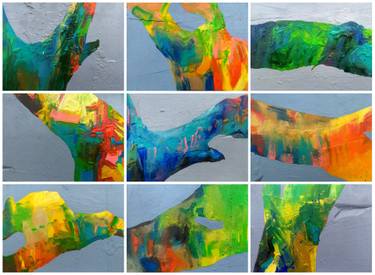 Original Abstract Tree Paintings by Abhishek Kumar