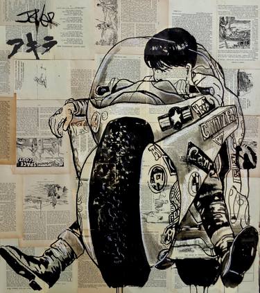 Original Figurative Pop Culture/Celebrity Drawings by Loui Jover
