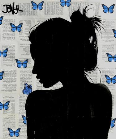Original Expressionism Women Drawings by Loui Jover