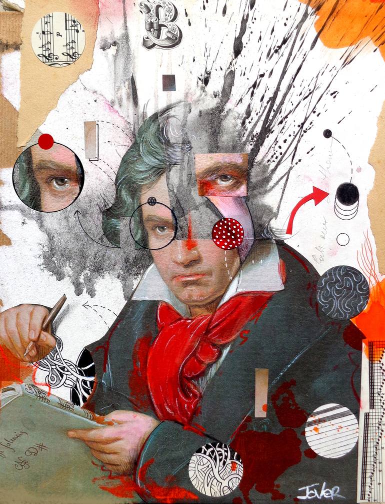 Ludwig Deconstructed For The Discerning Viewer Collage By LOUI JOVER 