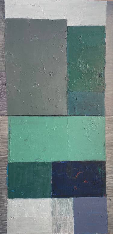 Original Minimalism Abstract Painting by Olga Konoshchuk