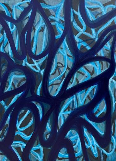 Original Abstract Expressionism Abstract Painting by Chantal Barlow