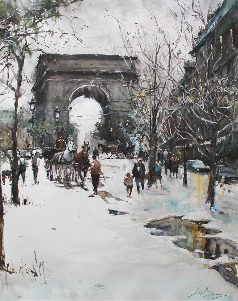 Print of Impressionism Architecture Paintings by Maximilian Damico